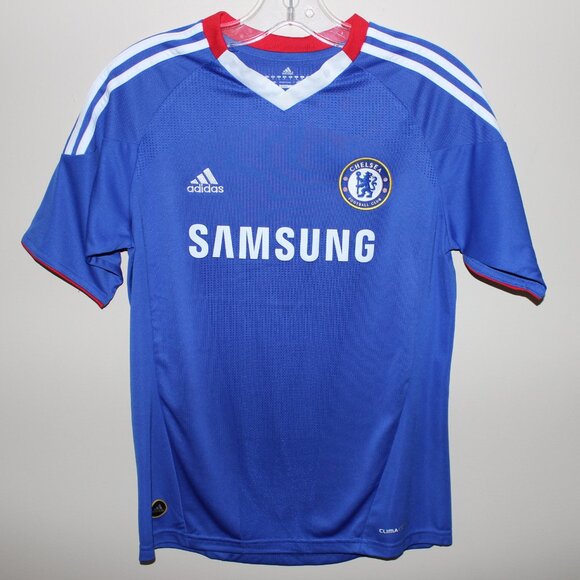 new Adidas CHELSEA 2010-11 home shirt Men's Small soccer jersey Samsung P95896 - Picture 4 of 12